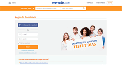 Desktop Screenshot of candidato.empregos.com.br